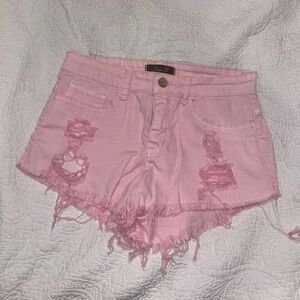 Pink shorts size XS (fit a 24/25) theyre stretchy